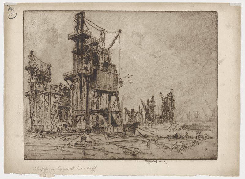 Coal at Cardiff, Joseph Pennell, 1910