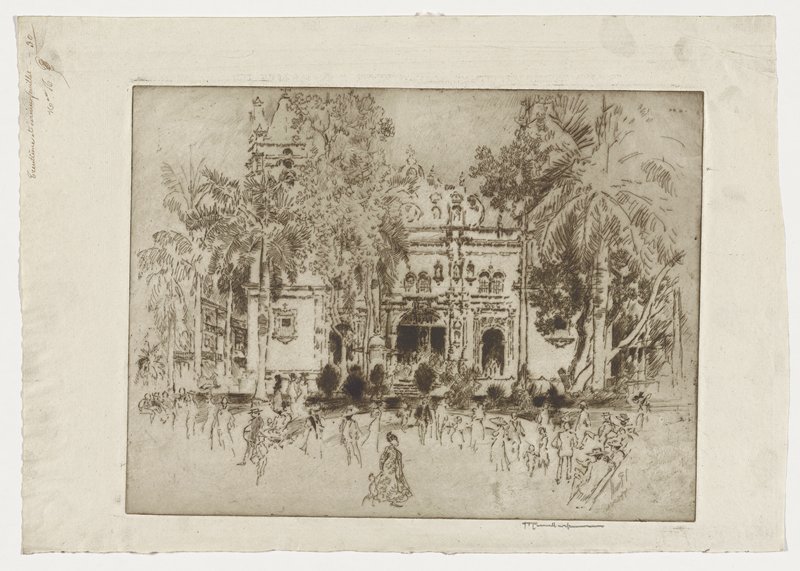The Cathedral, Panama, Joseph Pennell, 1912