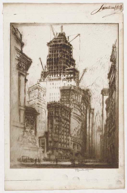 Standard Oil Building, Joseph Pennell, 1923
