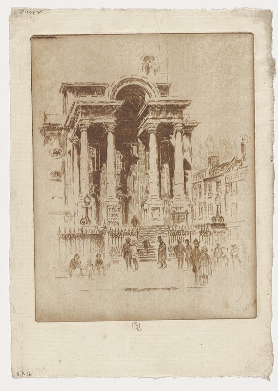 A London Synagogue, Joseph Pennell, c. 1905