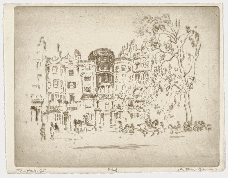 The Park Gate, Joseph Pennell, c. 1903–1906