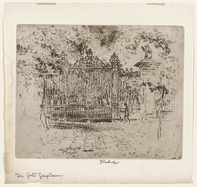 The Gate, Grey's Inn, Joseph Pennell, c. 1903–1906
