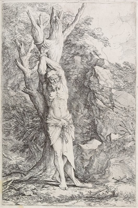 Albert, (Suffering Self-Imposed Penance), Salvator Rosa, 1662–63