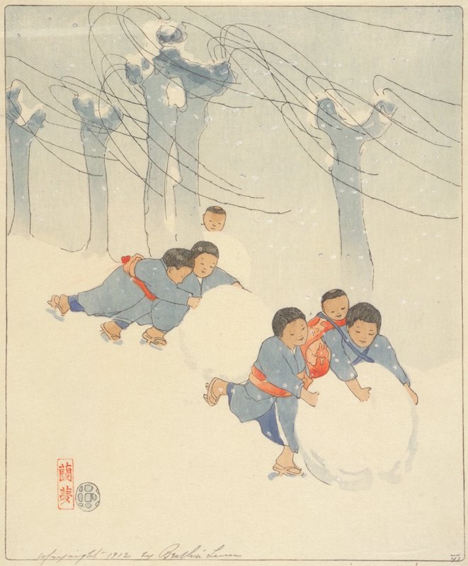 Snowballs, Bertha Lum, 1912