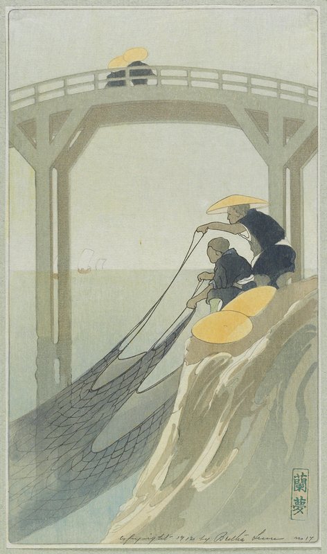 Fishermen, Bertha Lum, 1912