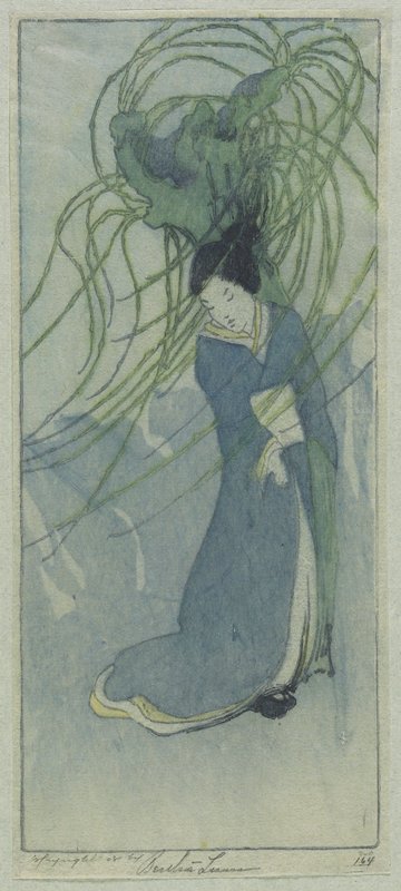 Aoyagi (Green Willow), Bertha Lum, 1908