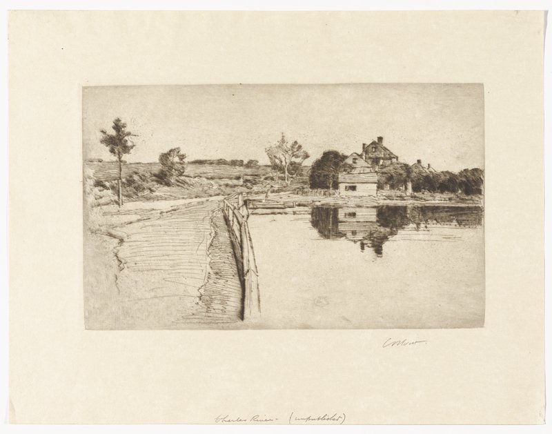 Charles River, Charles Adams Platt, 19th century