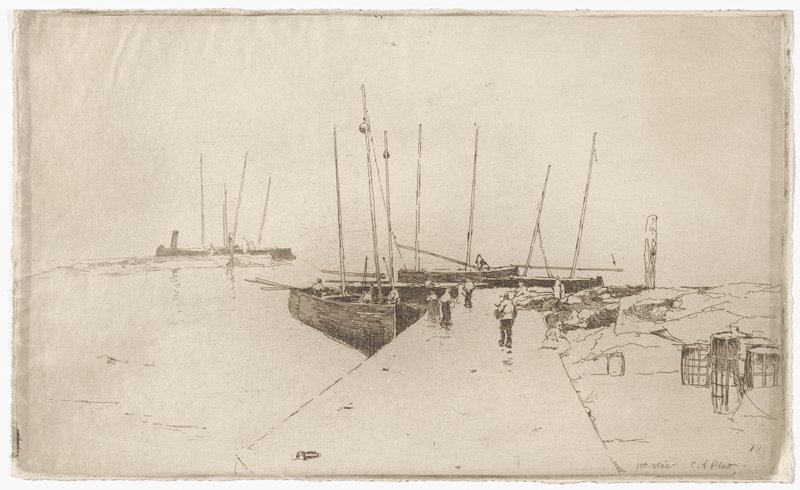 The Landing Place, Charles Adams Platt, 19th century