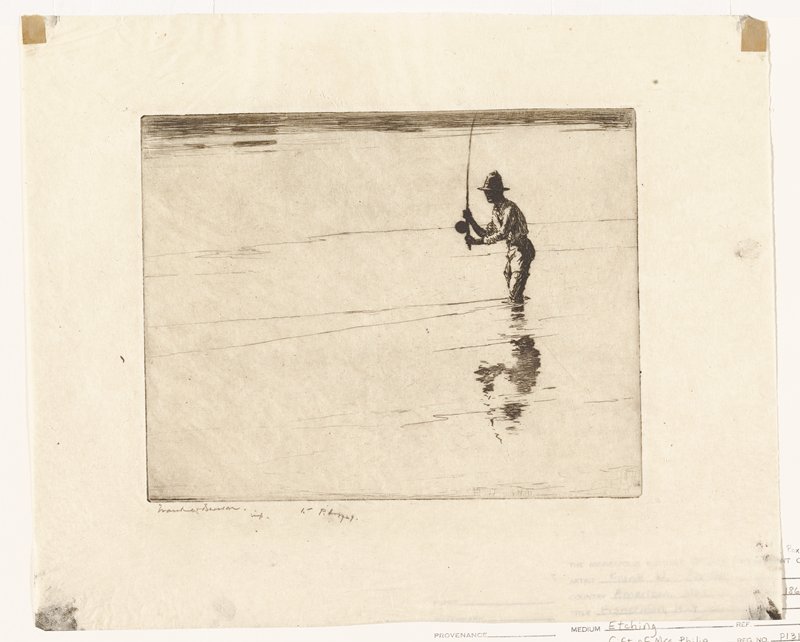 Fisherman, Frank Weston Benson, 1929