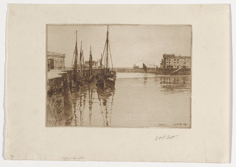 Honfleur, Charles Adams Platt, 1887