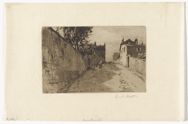 Rue de Mont Cenis, Montmartre, Charles Adams Platt, 19th century