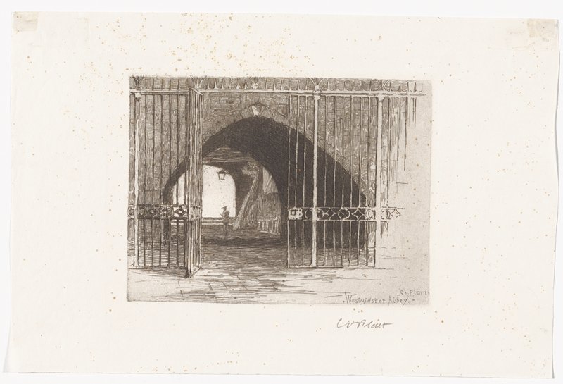 The Cloister, Westminster Abbey, Charles Adams Platt, 19th century