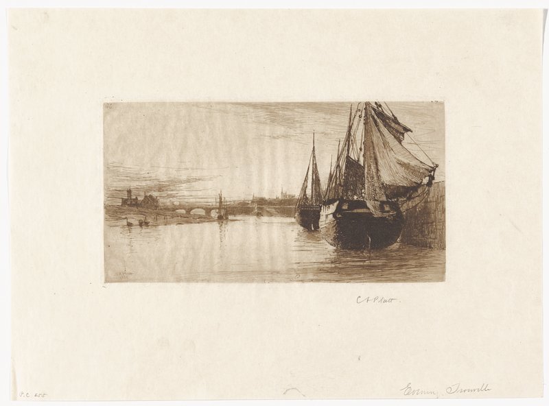 Evening - Trouville, Charles Adams Platt, 1883
