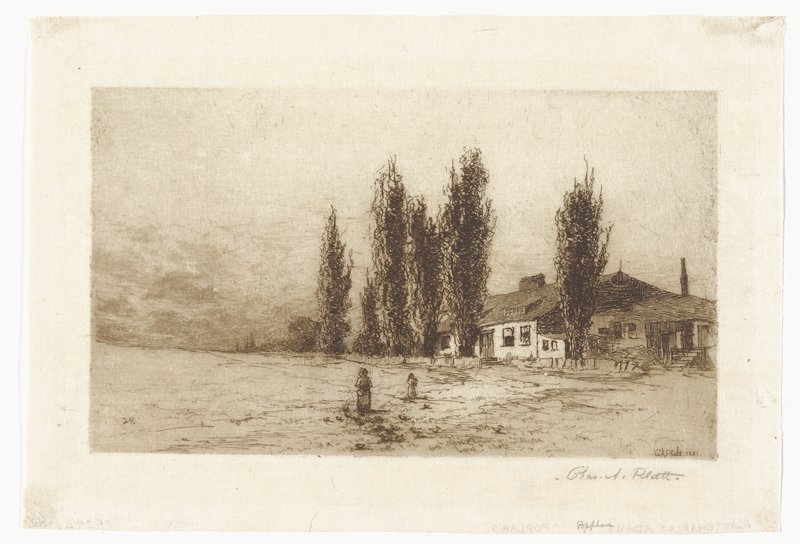 Poplars, Charles Adams Platt, 1881