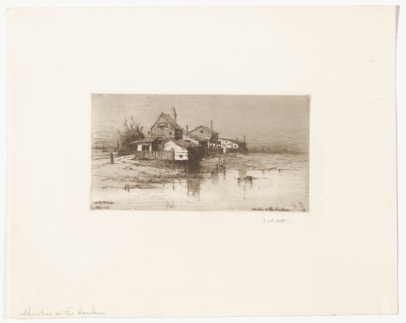 Shanties on the Harlem, Charles Adams Platt, 1881–82