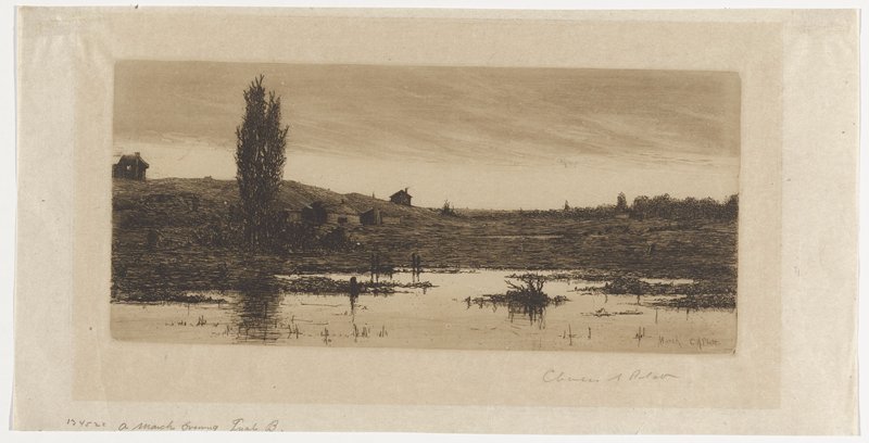 A March Evening, Charles Adams Platt, 19th century