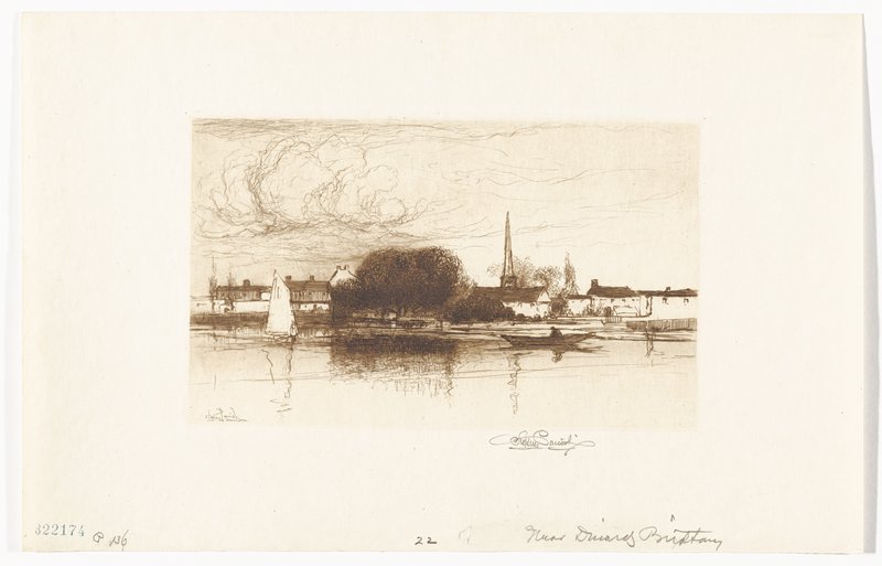 Near Dinard, Brittany, Stephen Parrish, 19th century