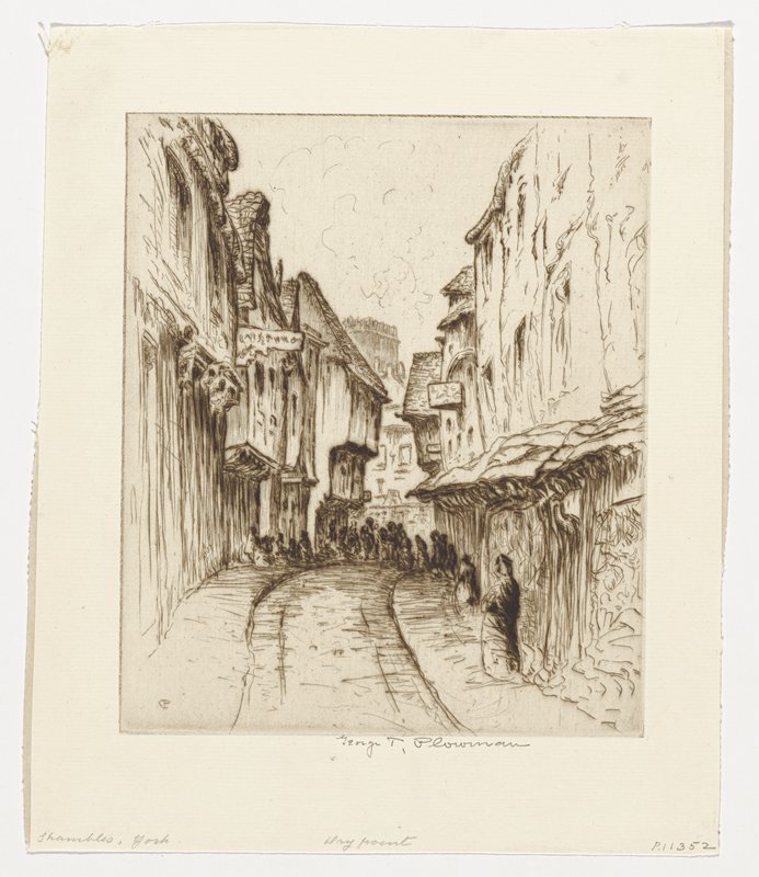 Shambles, York, George Taylor Plowman, 19th century