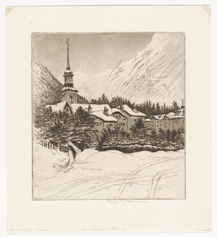 Chamonix, France, George Taylor Plowman, XIX век