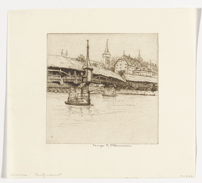 Lucerne, Switzerland, George Taylor Plowman, XIX век