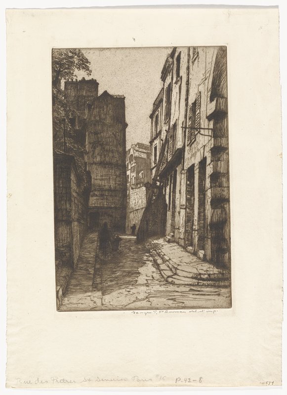 Rue des Prêtres, George Taylor Plowman, XIX век