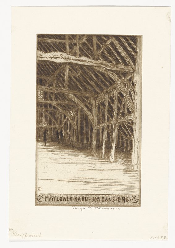 Mayflower Barn, Jordans, England, George Taylor Plowman, XIX век