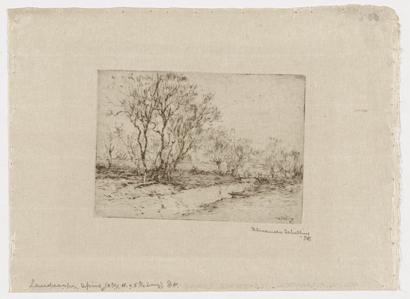 Landscape - Spring, Alexander Schilling, 1893