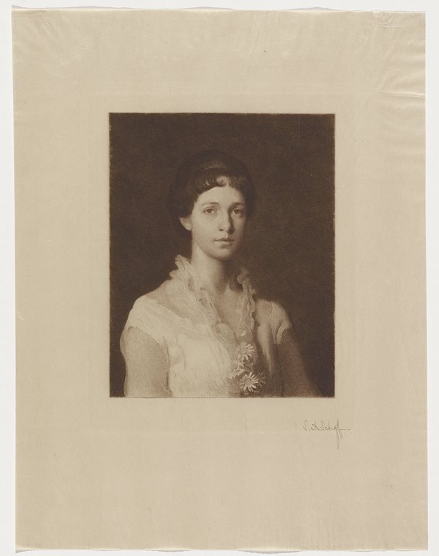 Portrait of a Young Lady, Stephen Alonzo Schoff, 19th century