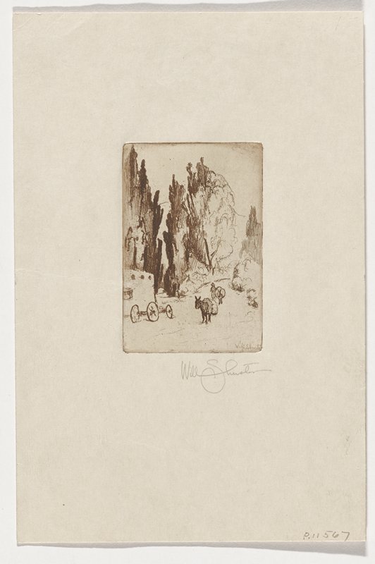 Landscape, New Mexico, Will (William) Shuster, 20th century