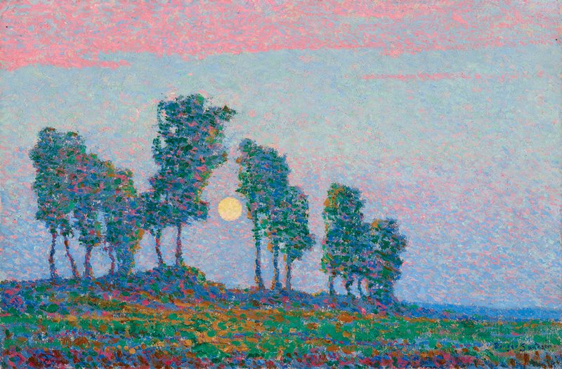 Evening, Birger Sandzén, c. 1910