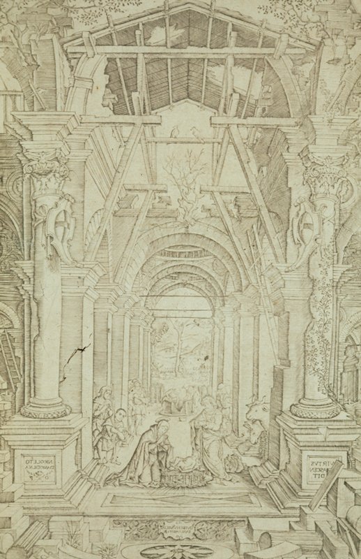 The Nativity, Nicoletto da Modena, 16th century
