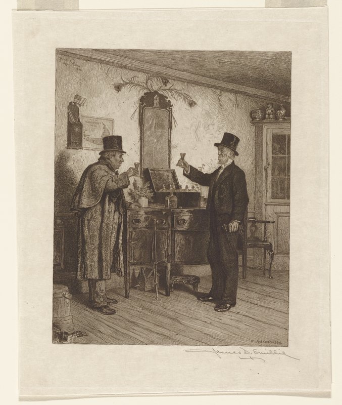 A Glass with the Squire, James D. Smillie, 1886