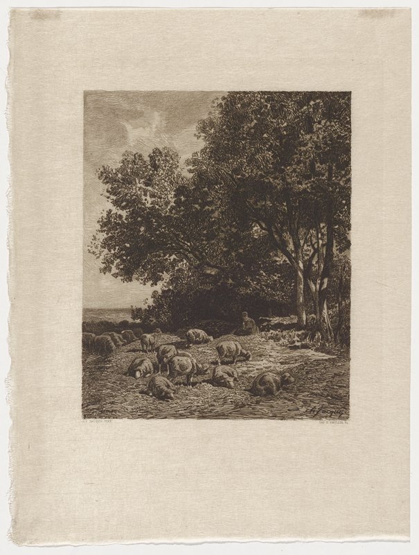 Landscape and Sheep, James D. Smillie, 1878