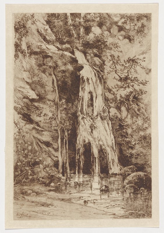 Falls in Alum Rock Park, George Spiel, 1889