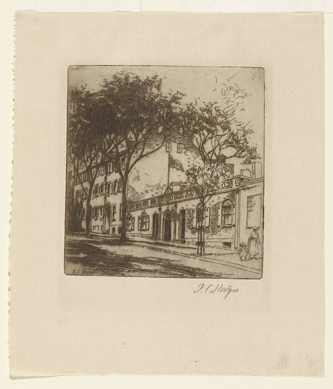 Street Scene, Dwight Case Sturges, 19th-20th century