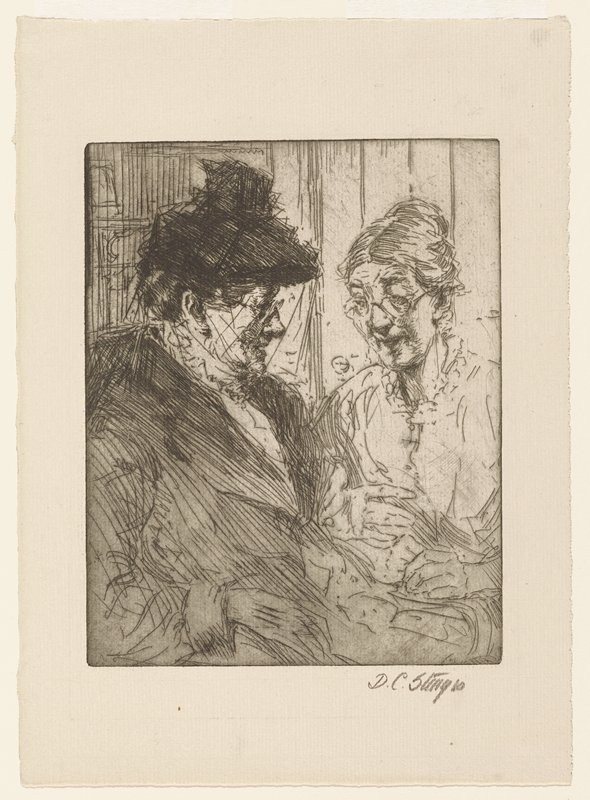 A Bit of Gossip, Dwight Case Sturges, 19th-20th century