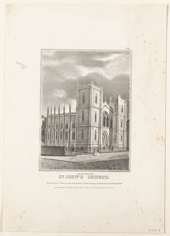 St. John's Church, Philadelphia, John T. Bowen, 1840