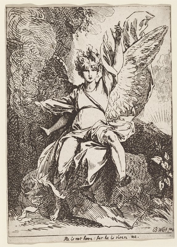 The Angel of the Resurrection, Бенджамин Уэст, 1801 (издание 1803)