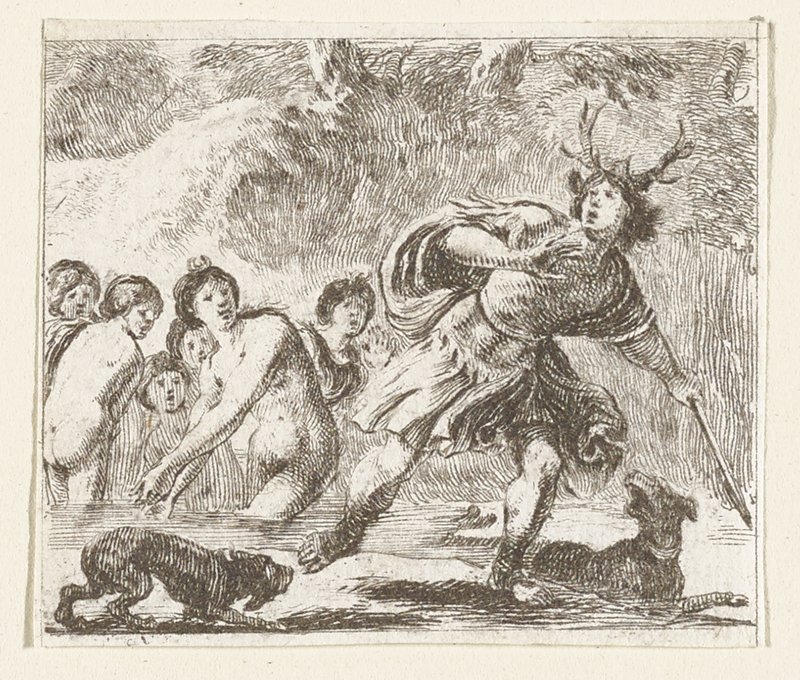 Acteon, Fils d'Aristée . . ., Stefano della Bella, 17th century
