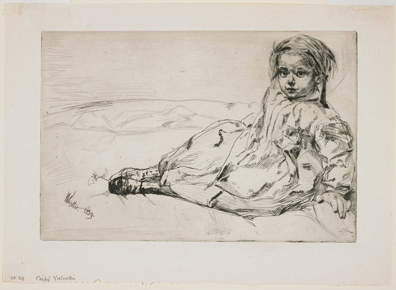 Bibi Valentin, James Abbott McNeill Whistler, 1859