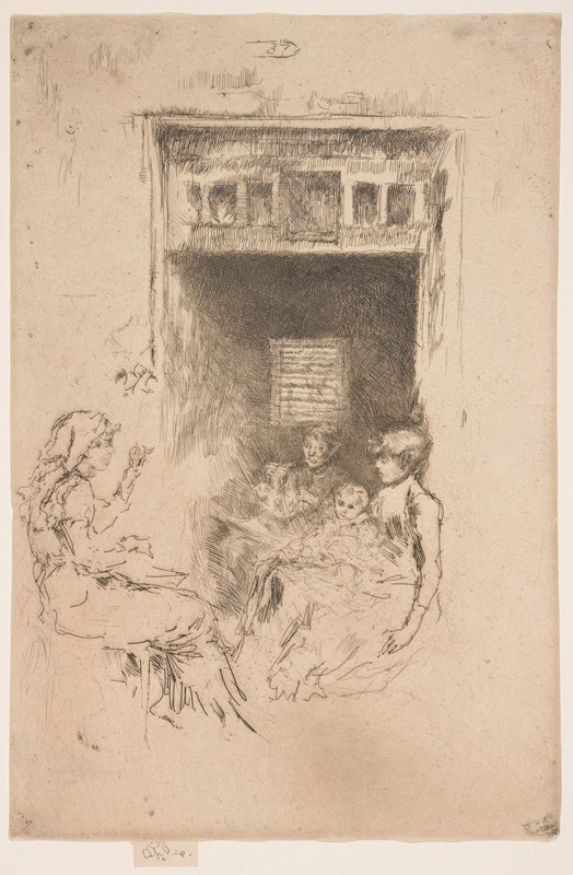 Bead Stringers, James Abbott McNeill Whistler, 1879–80
