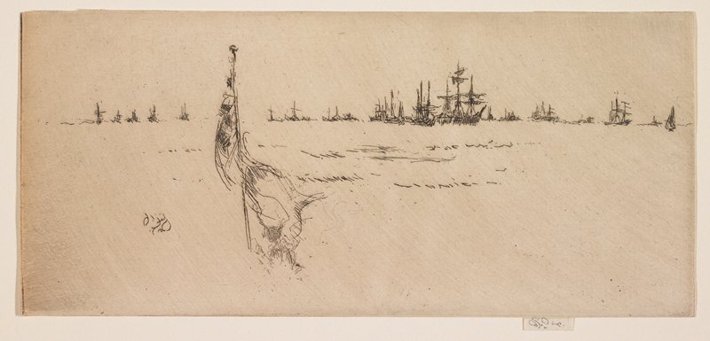 Dipping the Flag, James Abbott McNeill Whistler, 1887