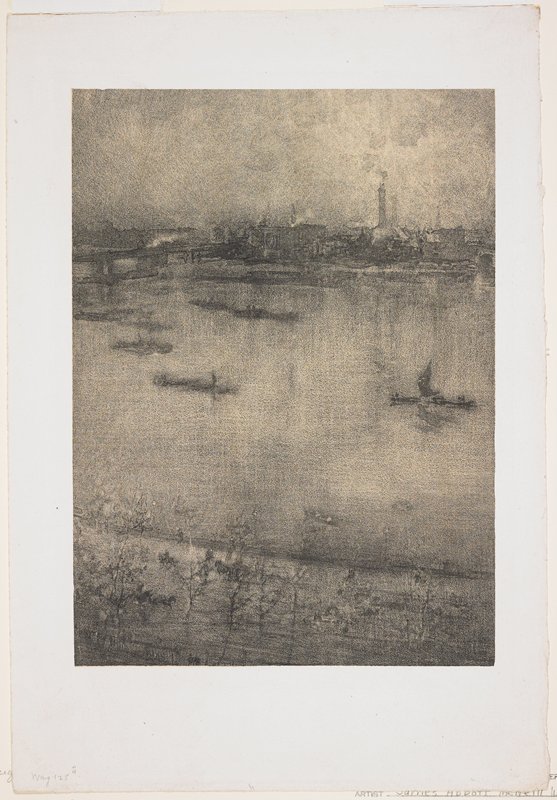 The Thames, James Abbott McNeill Whistler, 1896 (printed 1903–1904)