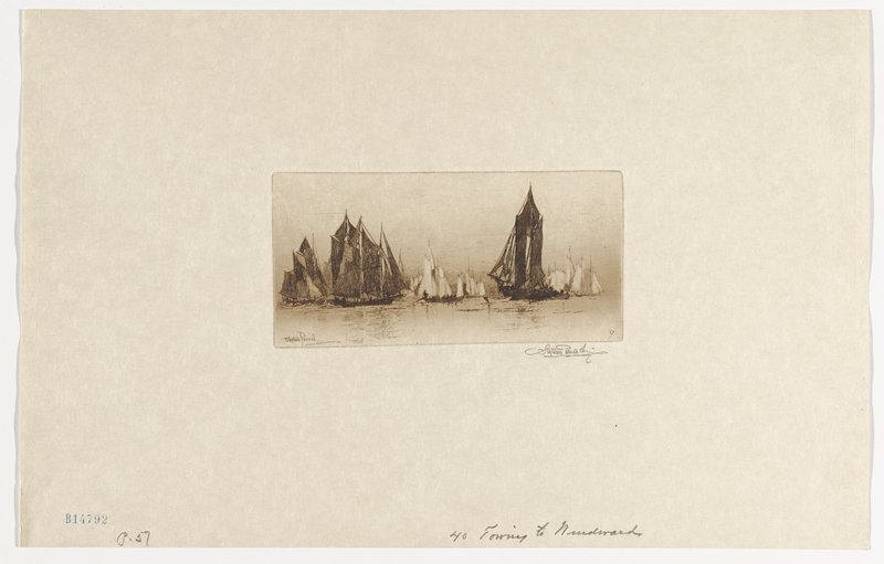 Towing to Windward, Stephen Parrish, 19th century