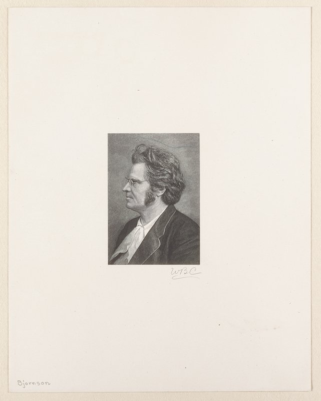 Portrait of Bjornstjerne Bjornson, William B. Closson, 19th century
