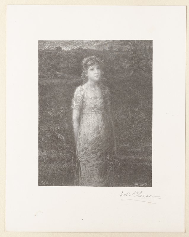 Portrait of Winifred Dysart, William B. Closson, 19th century