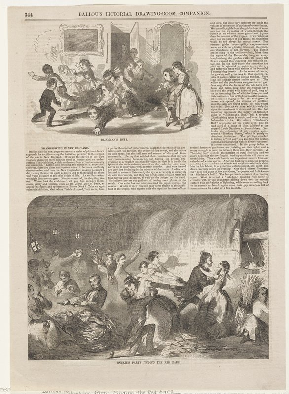 Husking Party Finding the Red Ears by Winslow Homer