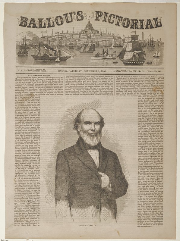 Theodore Parker, Winslow Homer, 1858