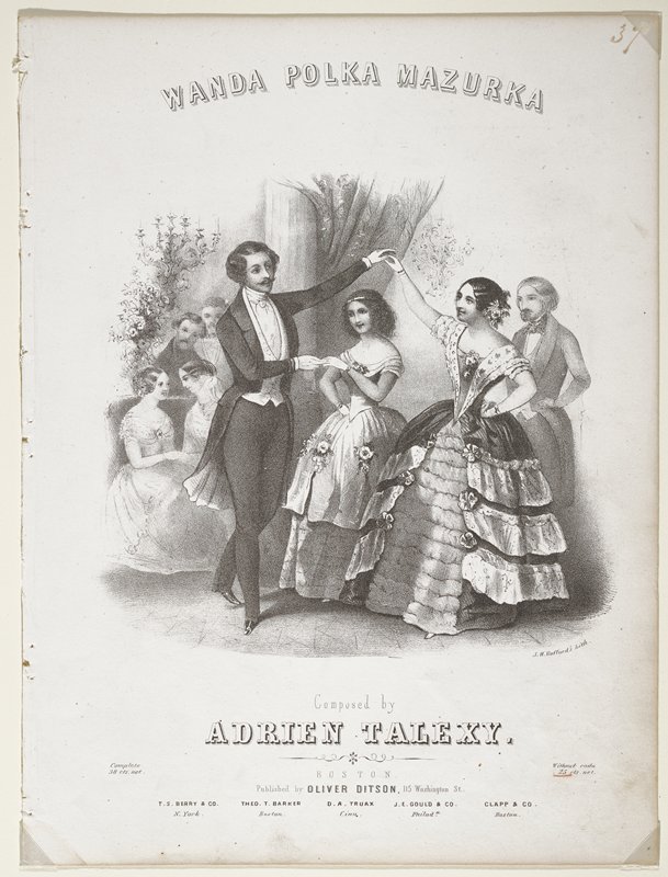 Polka Mazurkas, Winslow Homer, 1856
