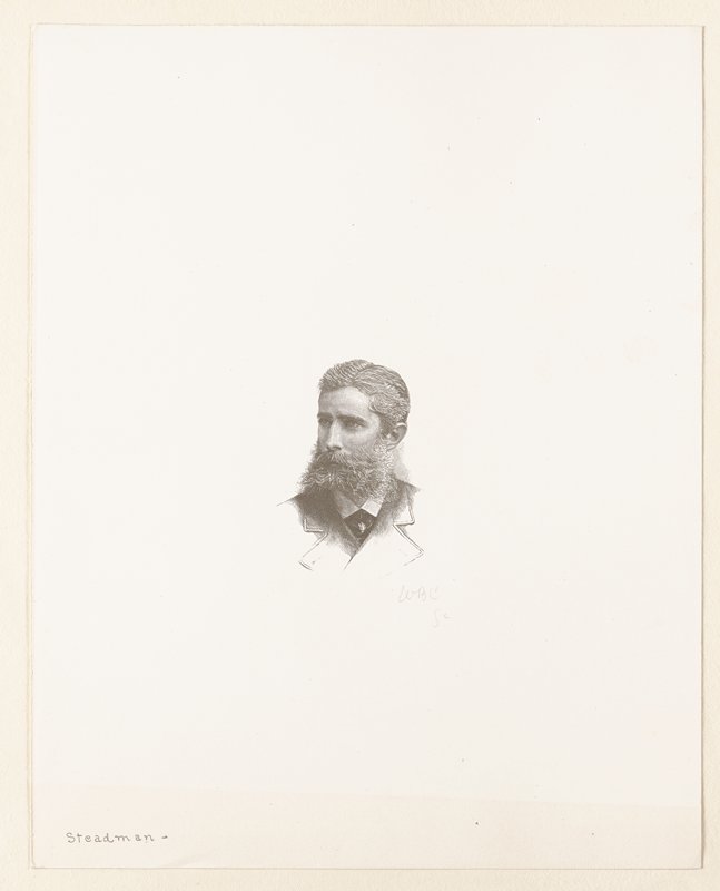 Portrait of E. C. Stedman, William B. Closson, 19th century